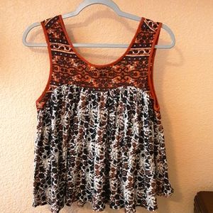 NWT💖💖💖 Free People sleeveless swing crop top.